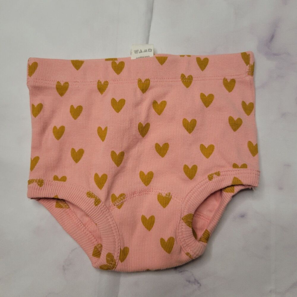 Kate Quinn Bubble Gum Hearts Bloomer 2-3T